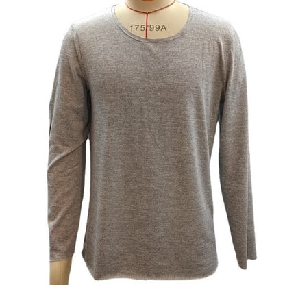 Men's Boho Loose Casual Long Sleeves Collar T-shirt