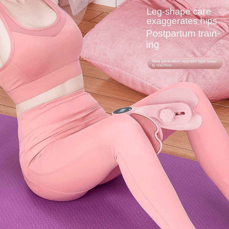 Thigh Master With Counter, Inner Thigh Exercise Equipment With Resistance Band For Women Men, Adjustable Pelvic Floor Muscle Trainer