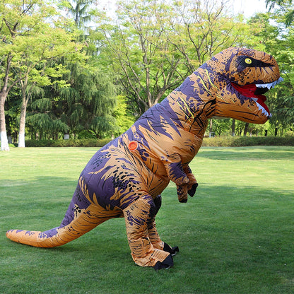 T-rex inflatable Suit Tyrannosaurus Dinosaur Costume Child Kids Adult Role-playing Fancy Halloween Mascot Party Apparel