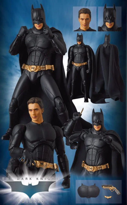 MAFEX 049 Batman BEGINS SUIT The Dark Night PVC Action Figure Collectible Model Toy 17cm