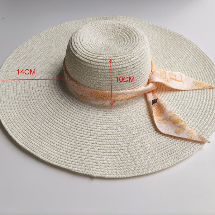 Big Brim Straw Hat Women's Sun-proof Beach Dome