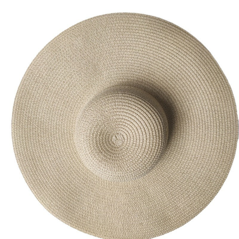 Big Brim Straw Hat Women's Sun-proof Beach Dome