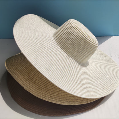 Big Brim Straw Hat Women's Sun-proof Beach Dome