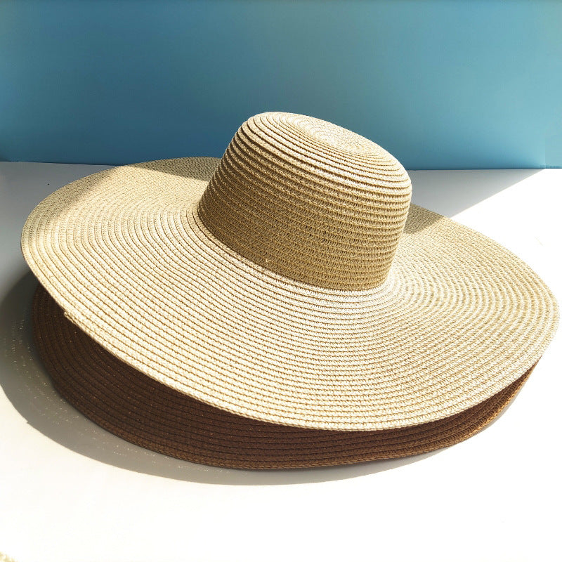 Big Brim Straw Hat Women's Sun-proof Beach Dome