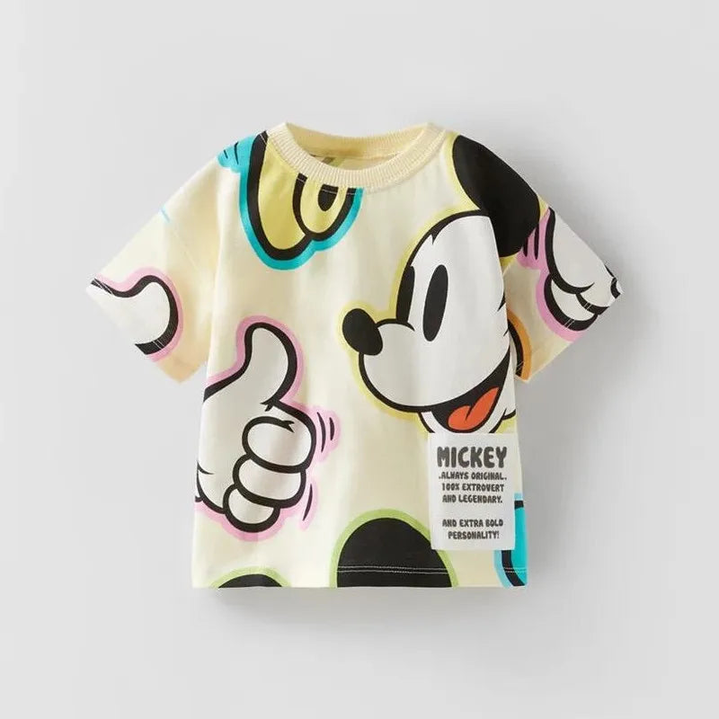 Disney Children's Clothing Toddler and Kids Sizes Short Sleeve Basic Tops