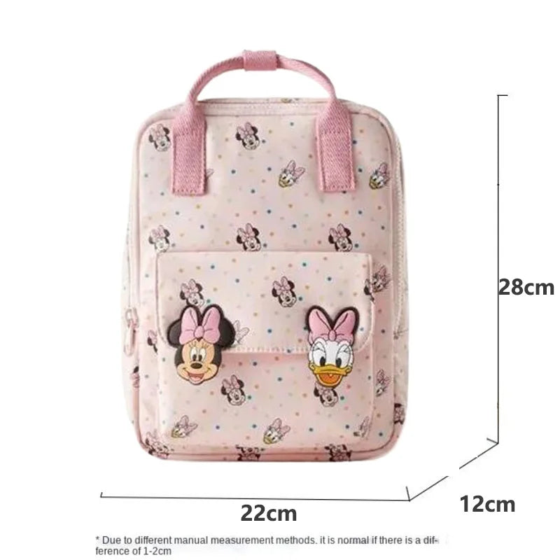 Disney  New Minnie Children's Backpack Mini School Bag Cute Shoulder Bag for Boys and Girls