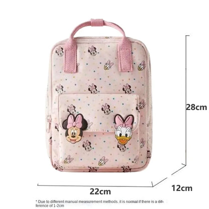 Disney  New Minnie Children's Backpack Mini School Bag Cute Shoulder Bag for Boys and Girls