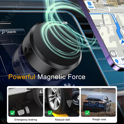 Magnetic Mobile Phone Holder, 360°Rotation Magnetic Car Cell Phone Holder, Air Suction Magnetic Car Phone Holder