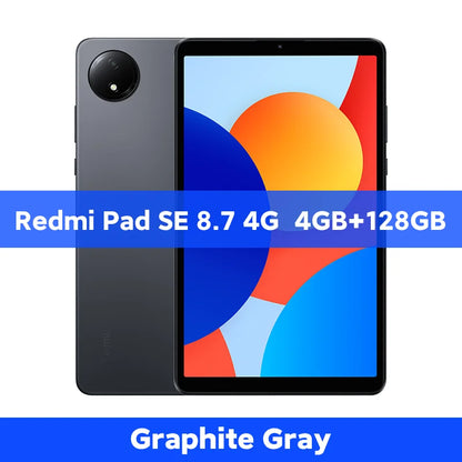 Global Version Xiaomi Redmi Pad SE 8.7 LCD MediaTek Helio G85 octa-core CPU 6650mAh Battery 18W fast charging 8MP Camera 90Hz