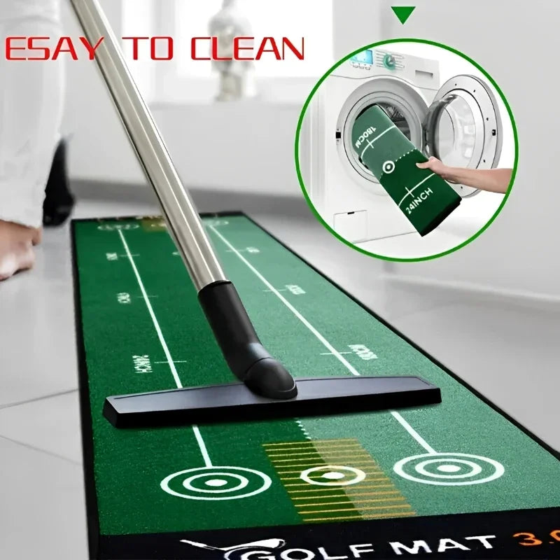 Golf Carpet Putting Mat Indoor Outdoor Training Putting Practice Golf Green Fairway Pad Washable Anti-Slip 50X300cm