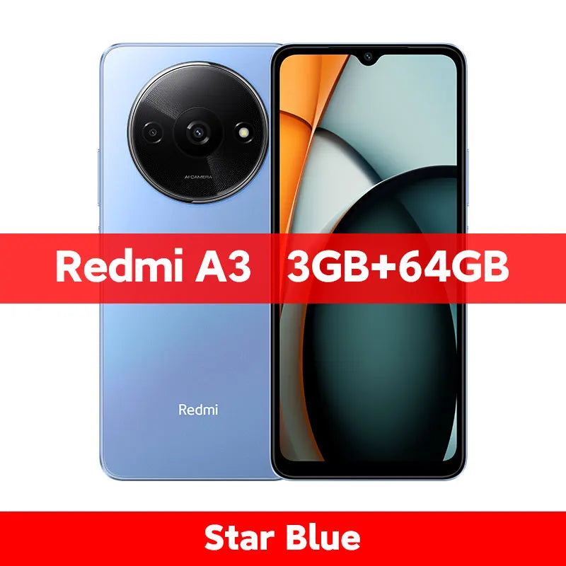 [World Premiere] Xiaomi Redmi A3 Smartphone 6.71" Dot Drop display MediaTek Helio G36 64GB / 128GB ROM 5000mAh Battery 90Hz