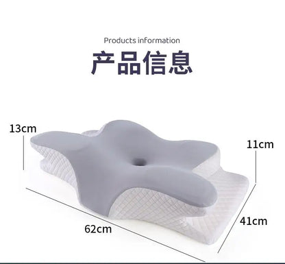 ZEN Anti Snore Memory Foam Pillow , Relaxing Cervical Slow Rebound Neck Pillow Pain Relief Sleeping Orthopedic Pillow Beding