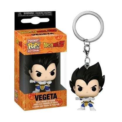 POP Keychain Dragon Ball Z GOKU VEGETA PICCOLO PERFECT CELL GOHAN Vinyl Action Figures Toys