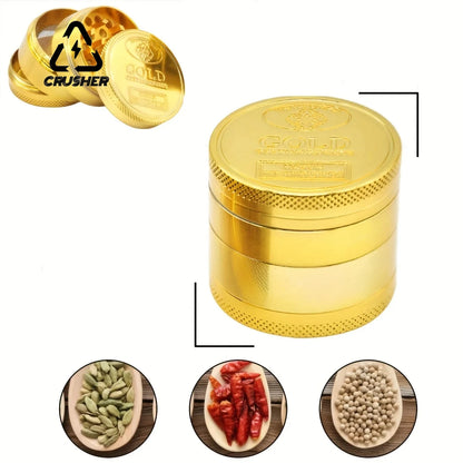 40mm 4-Layer Zinc Alloy Herbal Herb Tobacco Grinders for Smoking ,Metal Tobacco Cutting Pipe Accessories Tobacco Pipes Herb Mills