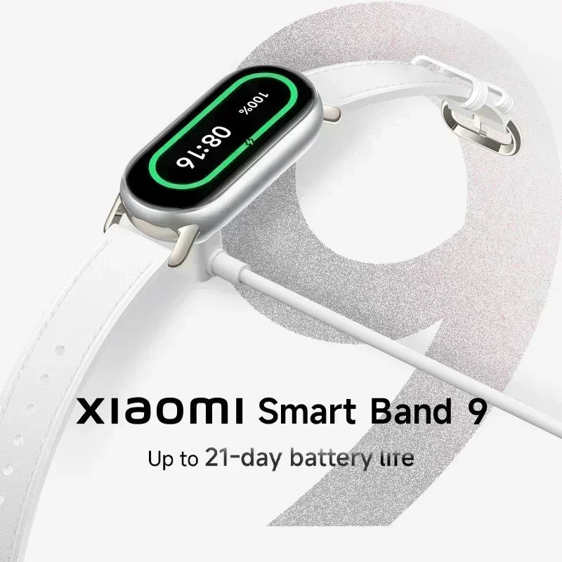 Global Version Xiaomi Smart Band 9 1.62" AMOLED Display 21-day Battery Life 150+ Sports Modes Sleep Monitoring