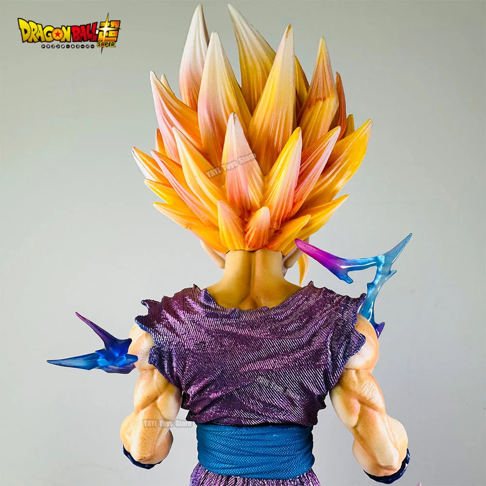 25cm Dragon Ball Z Anime Figure Son Gohan Action Figurine Super Saiyan 2 Cell Game Collection Toy