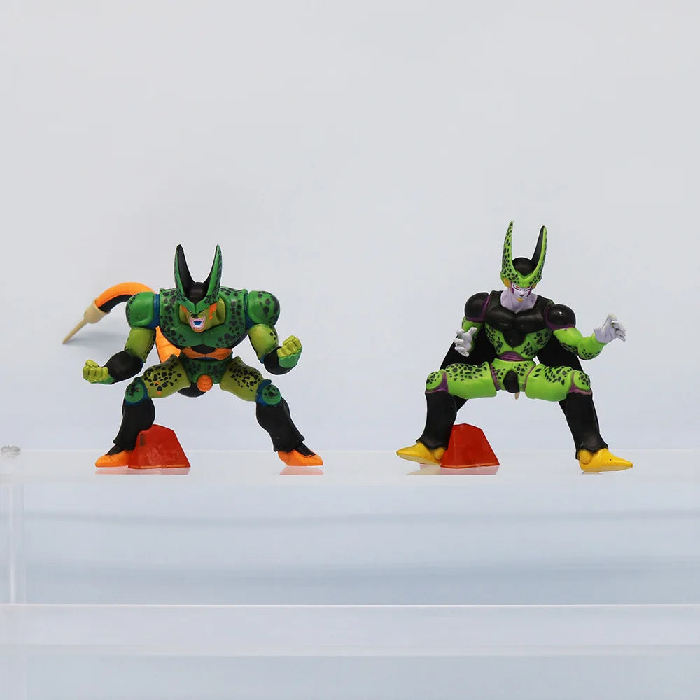 7pcs/set Dragon Ball Z Cell Figure Perfect Cell First Form Pvc Action Figures Collection Model Toys