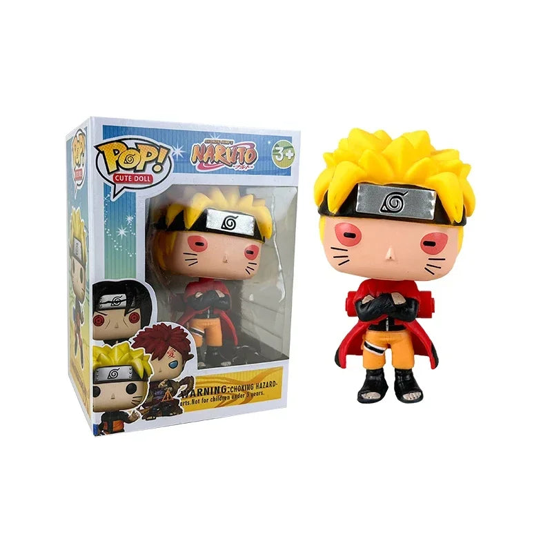 Funko POP Naruto Figure Toys Uchiha Sasuke Gaara Namikaze Minato Itachi Uzumaki Naruto Figure Ornaments Doll Model Toys