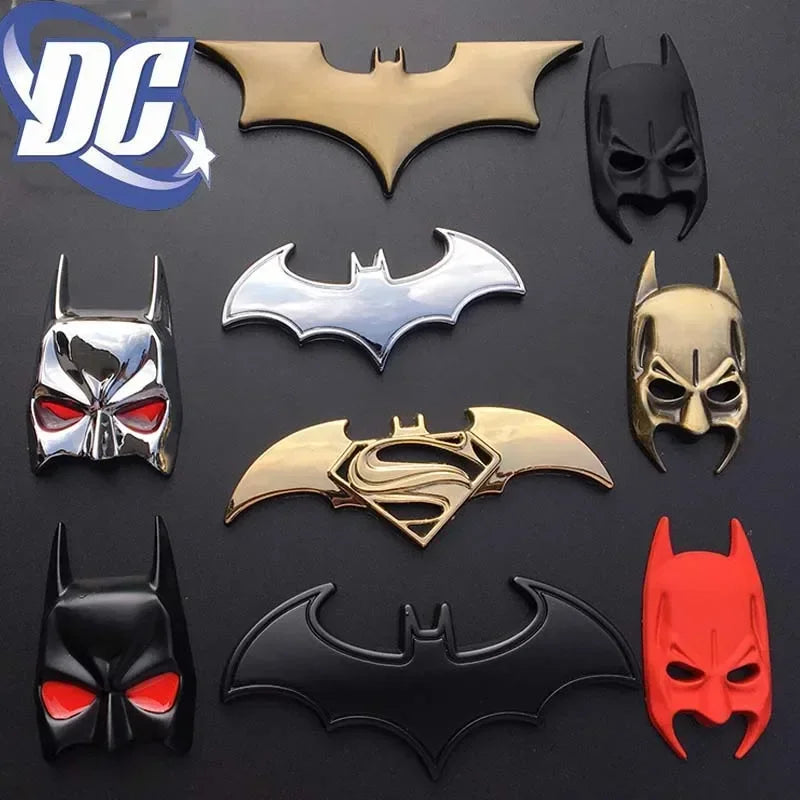 DC Comics Batman Car Accessories Sticker Styling Metal 3D Multicolor Auto Car Trunk Emblem Badge Decal Sticker