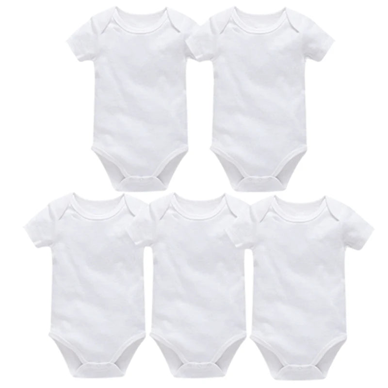 Baby Clothes 100% Cotton Newborn 3-5 Pcs/Set  Rompers Summer Short Sleeve Infant Pajamas