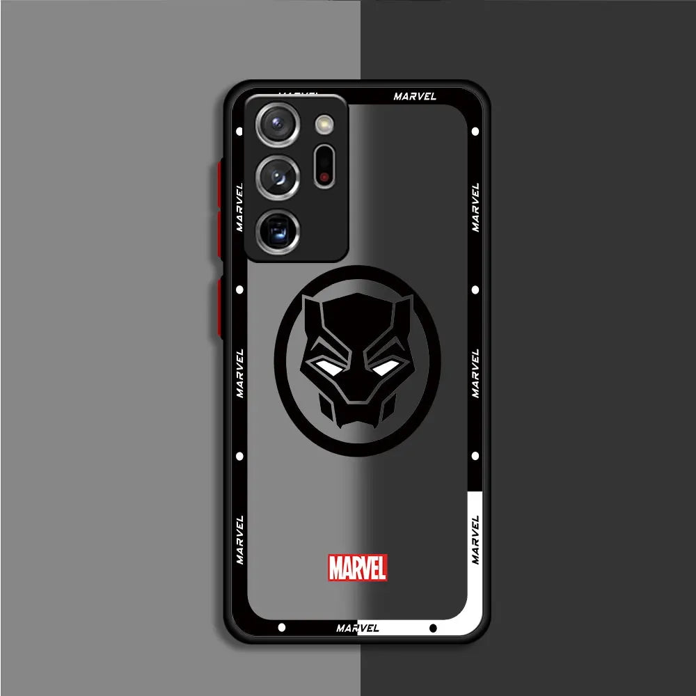 Marvel Phone Case for Samsung Galaxy S22 S24 Ultra S23 S21 Note 20 Ultra Note 10 Plus 8 9 Matte Cover Shockproof