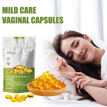 South Moon Vaginal Capsule Vagina Tightening Shrinking Remove Odor Anti-Itch Bacteriostasis Reduce Yam Detox Women Private Care