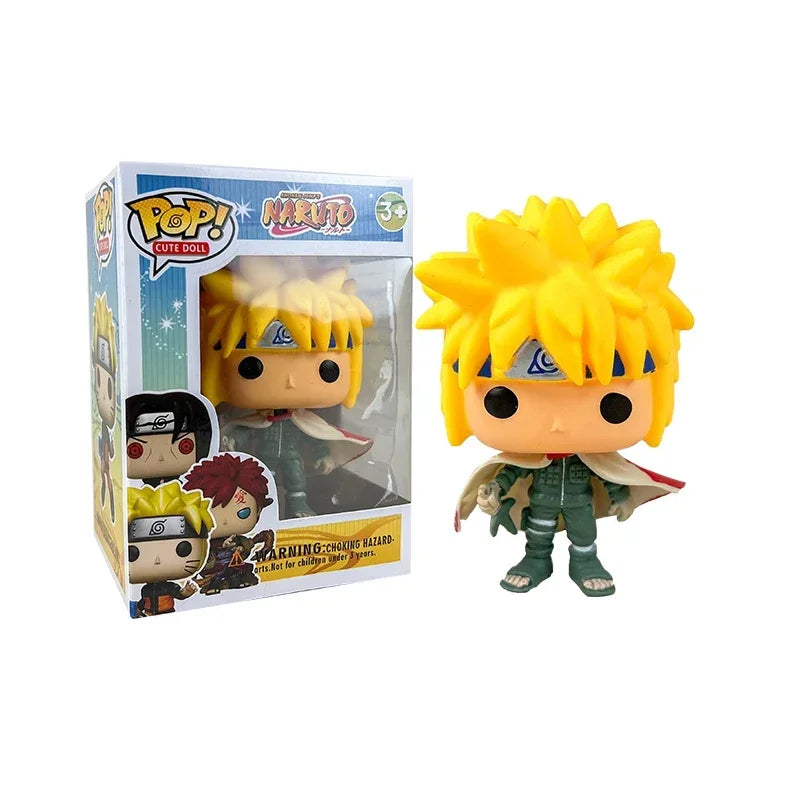 Funko POP Naruto Figure Toys Uchiha Sasuke Gaara Namikaze Minato Itachi Uzumaki Naruto Figure Ornaments Doll Model Toys