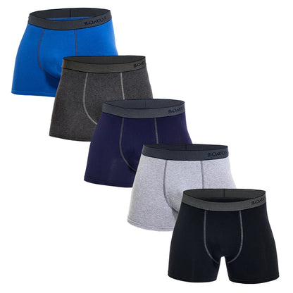 5pcs Pack Men Cotton Underwear Male Boxer