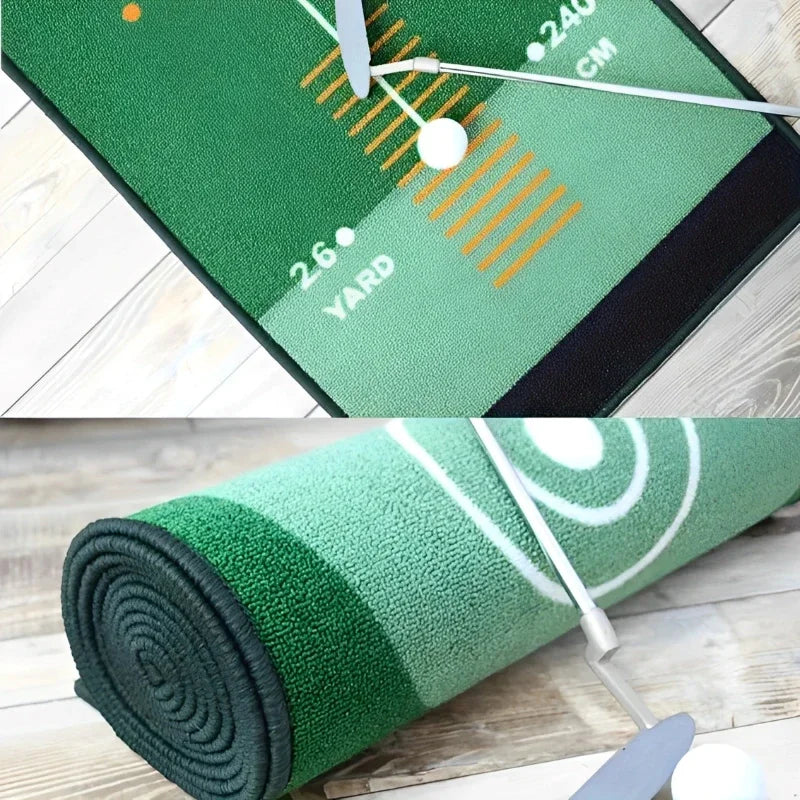 Golf Carpet Putting Mat Indoor Outdoor Training Putting Practice Golf Green Fairway Pad Washable Anti-Slip 50X300cm