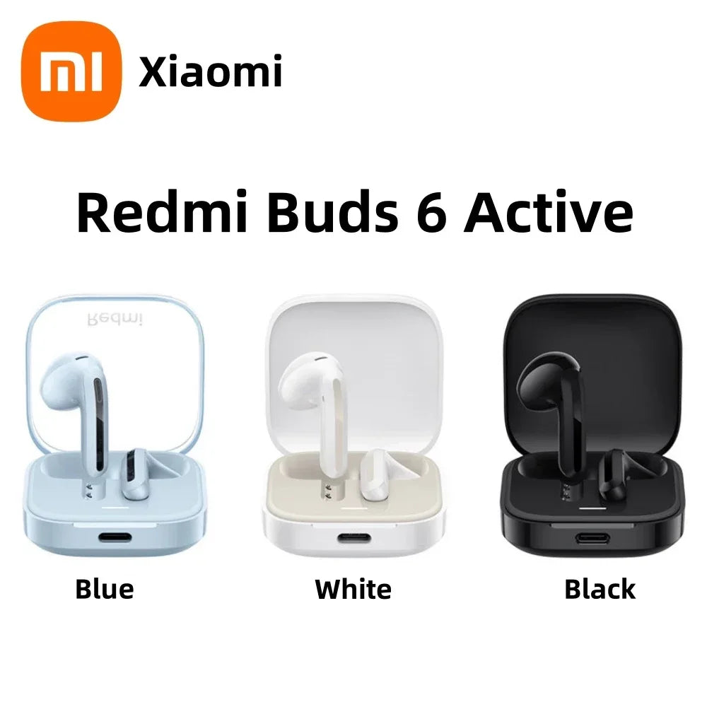 NEW Xiaomi Redmi Buds 6 Active TWS Bluetooth Earphone 30h Long Battery Life 5 Tuning Modes BT 5.4 Wireless Headphone Headset