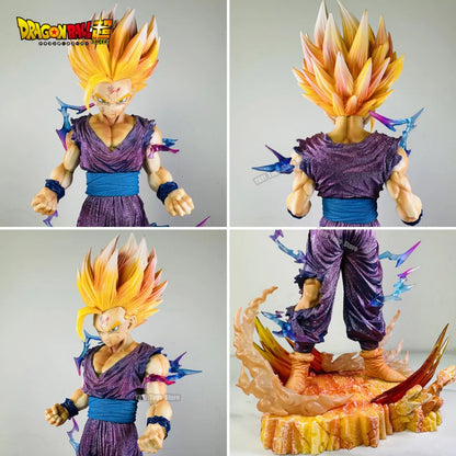 25cm Dragon Ball Z Anime Figure Son Gohan Action Figurine Super Saiyan 2 Cell Game Collection Toy