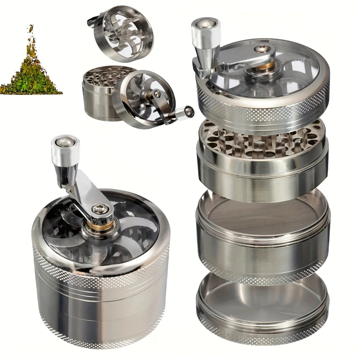 Herbal Grinder Stainless Steel High Grade, crushers