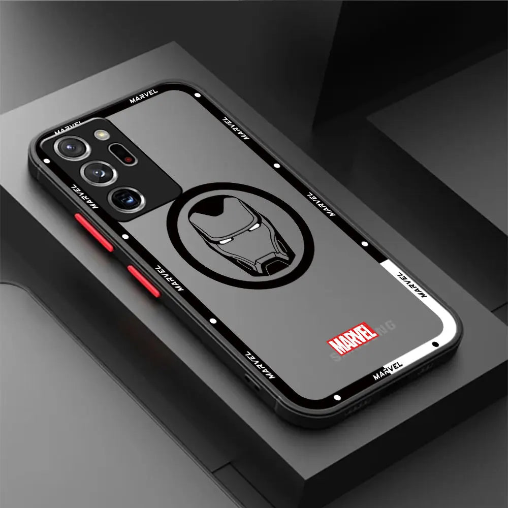 Marvel Phone Case for Samsung Galaxy S22 S24 Ultra S23 S21 Note 20 Ultra Note 10 Plus 8 9 Matte Cover Shockproof