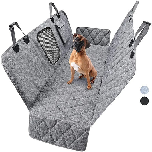 SAVVYPET Dog Car Seat Cover Waterproof Pet Car Seat Back Row Dog Pad Hammock Vehicle Rear Cover Cushion for Dogs Safety Pad