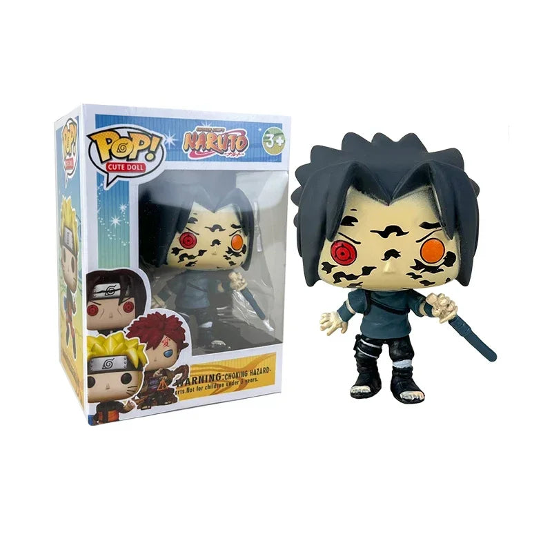 Funko POP Naruto Figure Toys Uchiha Sasuke Gaara Namikaze Minato Itachi Uzumaki Naruto Figure Ornaments Doll Model Toys