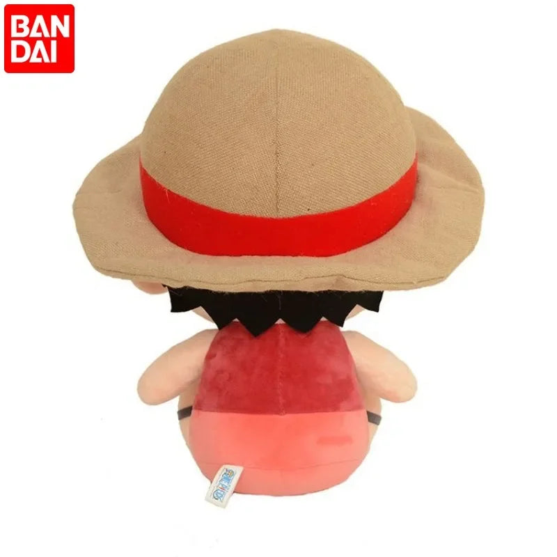 Bandai One Piece Plush Doll Zoro Luffy Chopper Cute 25cm Stuffed Toys Anime