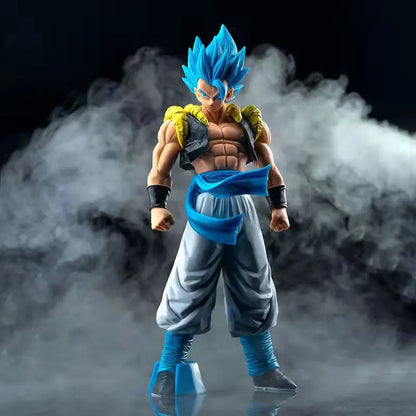 31CM Anime Dragon Ball Z Super Saiyan Blue Gogeta PVC Action Figure Model Toys