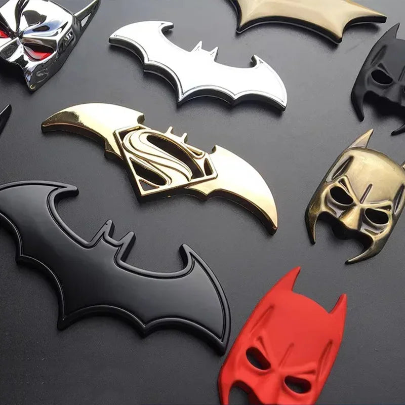 DC Comics Batman Car Accessories Sticker Styling Metal 3D Multicolor Auto Car Trunk Emblem Badge Decal Sticker