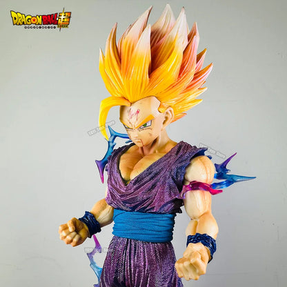 25cm Dragon Ball Z Anime Figure Son Gohan Action Figurine Super Saiyan 2 Cell Game Collection Toy