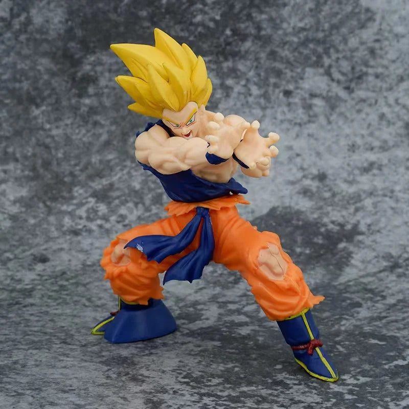 Dragon Ball Z Kamehameha Son Goku Figure Super Saiyan Kakarotto 16CM PVC Action Figures Model Dolls