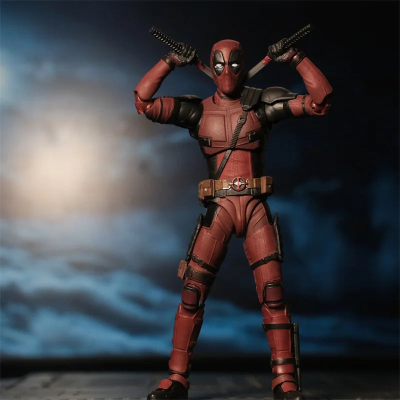 Deadpool Bandai Action Figure Joint Movable New Mutants Wilson Comics Wade SHF Model Movie Toys