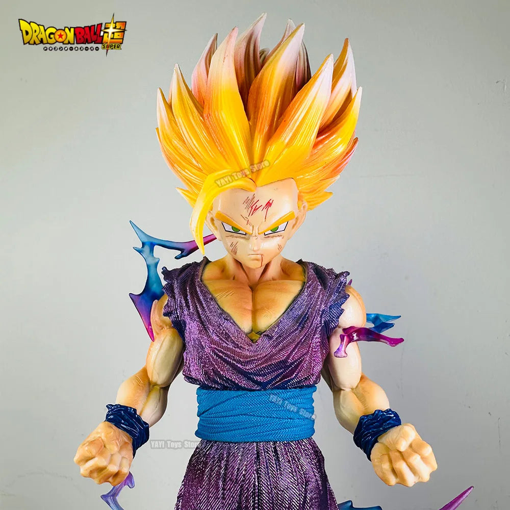 25cm Dragon Ball Z Anime Figure Son Gohan Action Figurine Super Saiyan 2 Cell Game Collection Toy