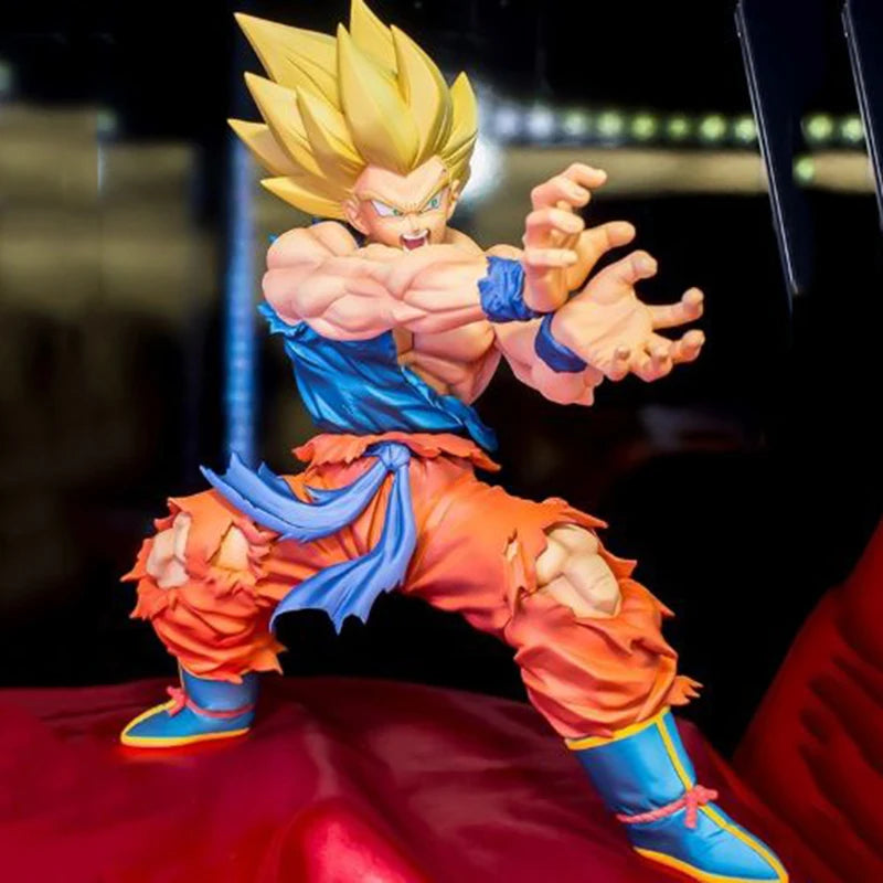 Dragon Ball Z Kamehameha Son Goku Figure Super Saiyan Kakarotto 16CM PVC Action Figures Model Dolls