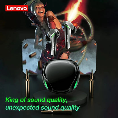 Lenovo Original XT92 TWS Earphone Bluetooth 5.1 Wireless Headphones Control Gaming Headset Stereo bass With Mic Noise Reduction