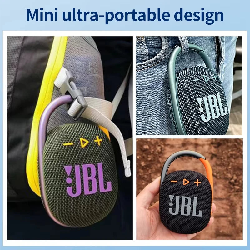 Original JBL Clip 4 Wireless Bluetooth Portable Speaker subwoofer Outdoor Speaker mini speaker IP67 dustproof and waterproof