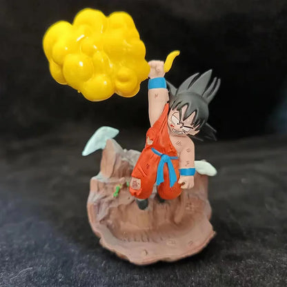 Dragon Ball Wave Son Goku Action Figure 10cm Pvc Statue Collectible Model Toys