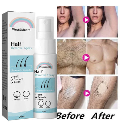 Hair Removal Spray Powerful Epilator Cream Intimate Areas Health Painless Hair Remover Growth Inhibitor For Woman and Men Body Care