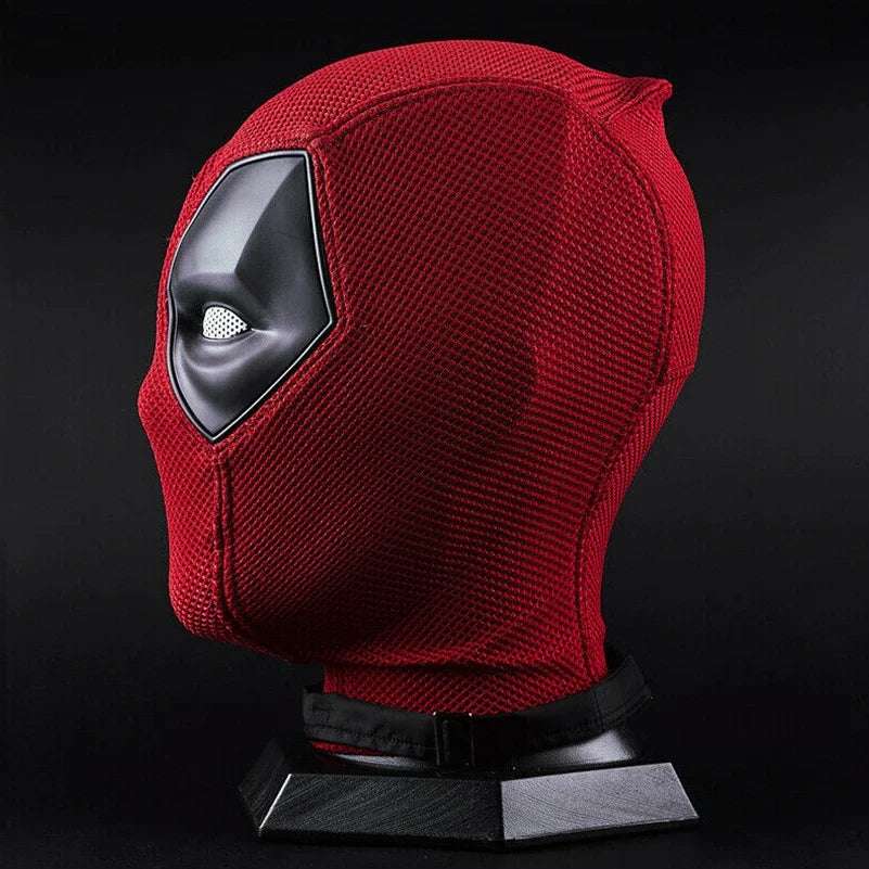 Deadpool Cosplay Mask Knitted Cotton Mesh Helmet Movie Deadpool Halloween Party Carnival Costume Props