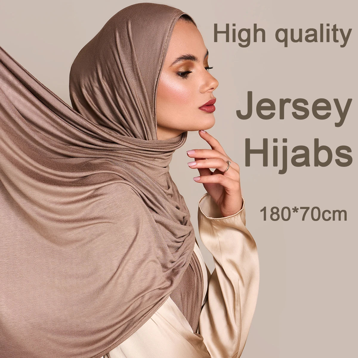 Cotton Jersey Hijab Scarf 170x60cm