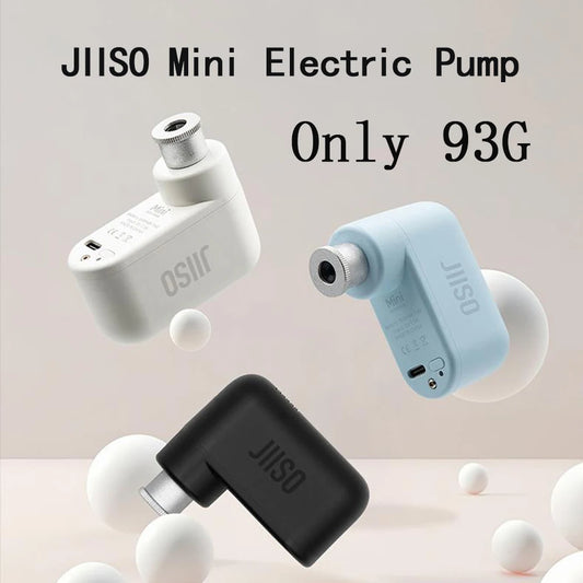 JIISO 100PSI Mini Electric Pump Ultralight 93g Portable Pump Colorful  TPY-C Rechargeable Riding Pump For Bike Motorcycle Basketball